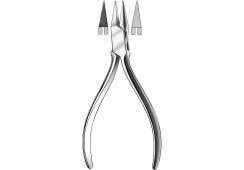 Carl Martin Flachspitzzange, glatt, 13 cm
