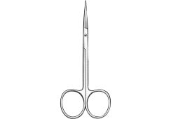 Carl Martin Zahnfleischschere, gerade: 10,5 cm