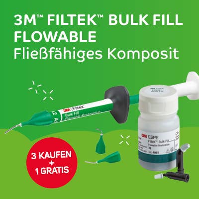 Promo-Set Aktionsset Angebot Bulk Fill Restorative Restaurationsmaterial Direkte Füllungen 4 mm Inkrimente Spritze Kapsel 